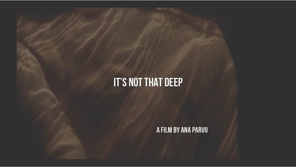 IT'S NOT THAT DEEP - cover image
